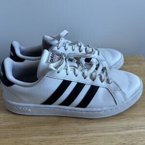 Adidas Grand Court Men's Athletic Sneakers Size 8.5 Cloud White Comfortable